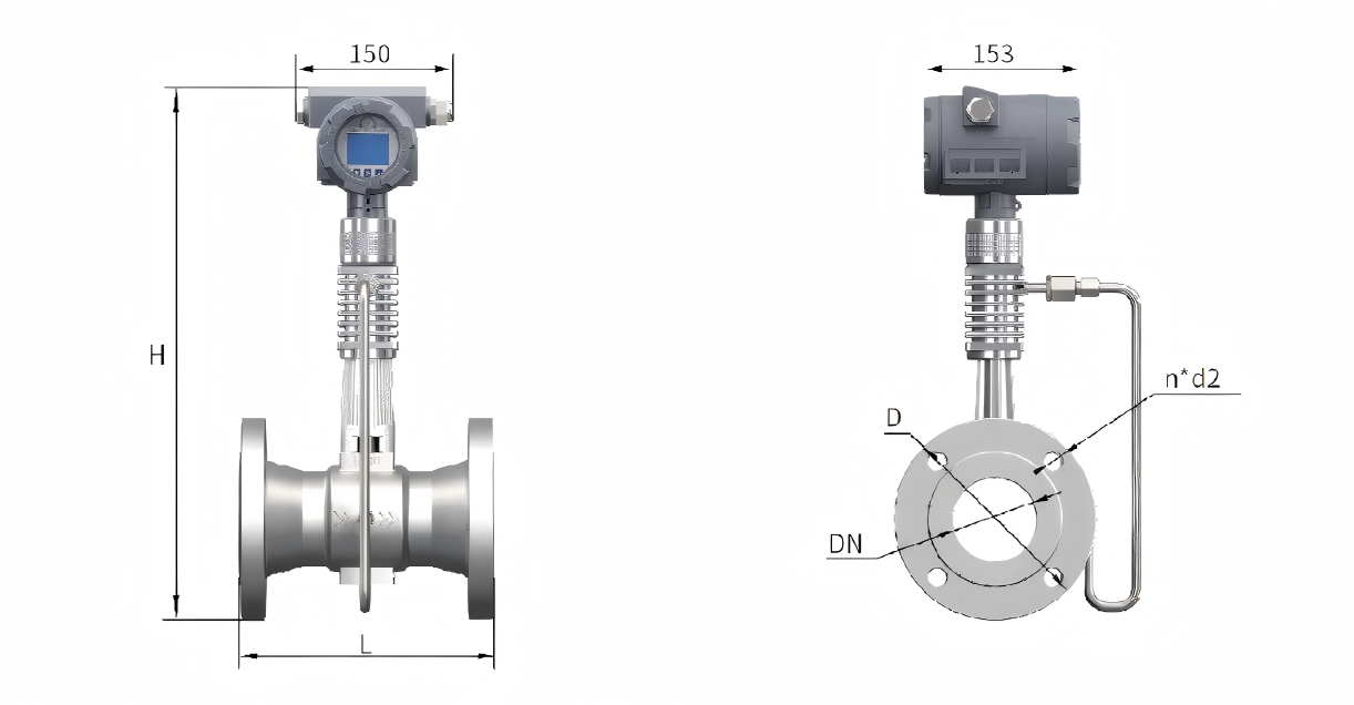 VRc系列涡街示意图